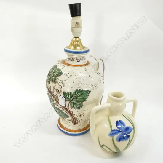 CHINA LAMP AND VASE (AF)