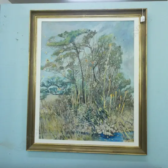 AUSTRALIAN LANSCAPE SIGNED & DATED '85, 755x590mm...