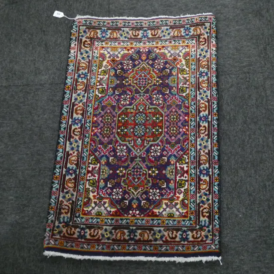 (250G) PERSIAN H/KNOTTED ARDABIL RUG 820 x 500 mm
