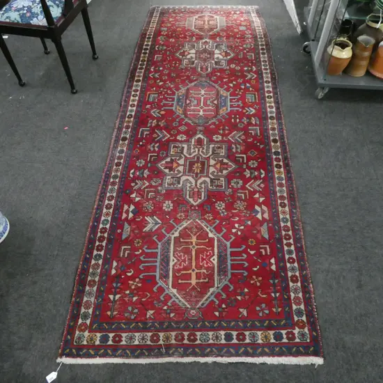 HAND WOVEN PERSIAN HALL RUG 940 X 2860MM