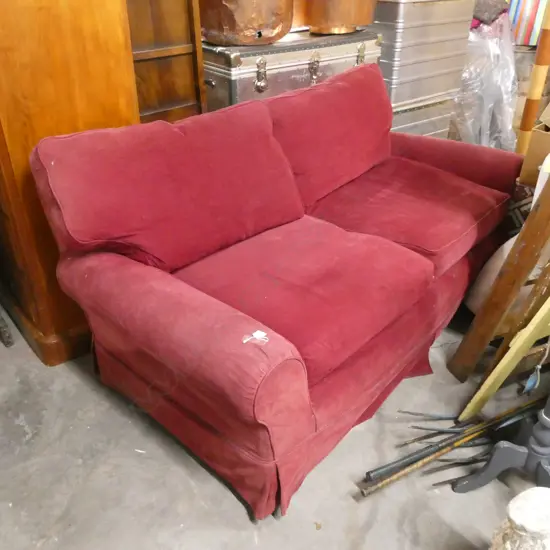RED SOFA. - L. 1900MM