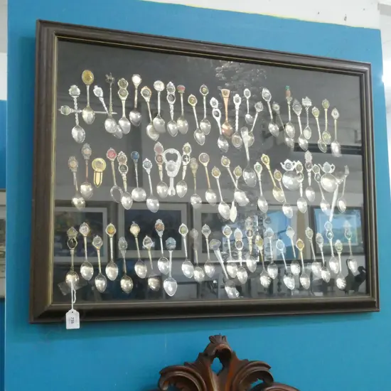 FRAMED TEASPOON DISPLAY