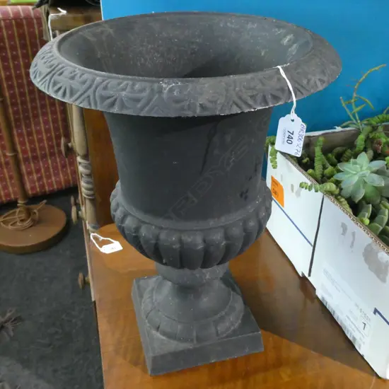 HEAVY METAL GARDEN POT H.390  DIA 320MM