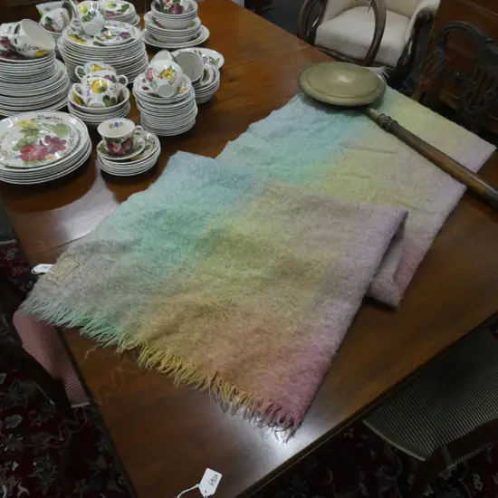 SCOTTISH MOHAIR THROW BY ANDREW STEWART 