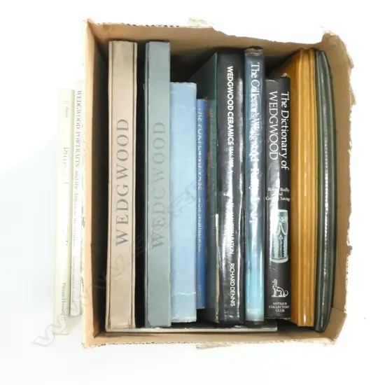 LOT ASST REFERENCE BOOKS MAINLY WEDGWOOD
