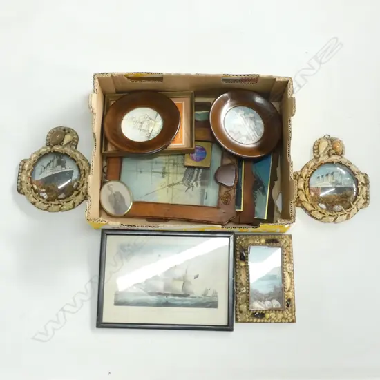 BOX LOT ASST. SHIP PRINTS