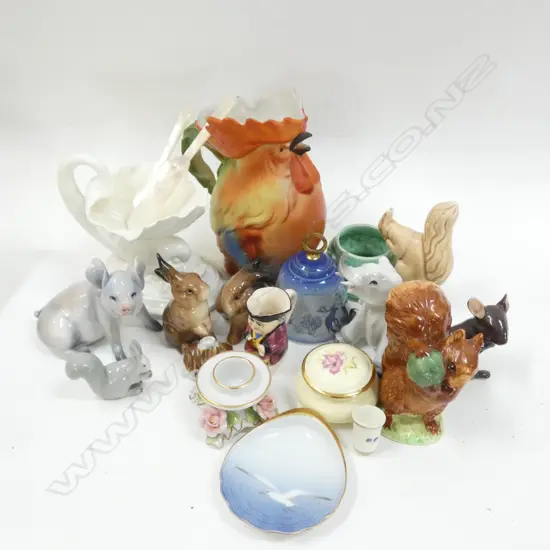 SM BOX LOT COLLECTIBLES INC. ROYAL WORCESTER / SYLVAC ETC.