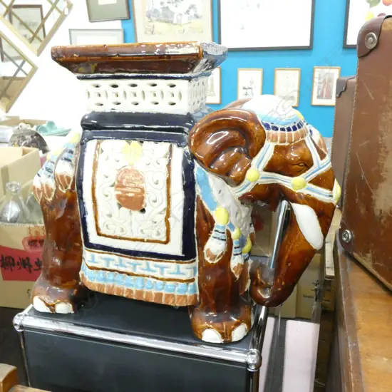 ELEPHANT STOOL H.390mm