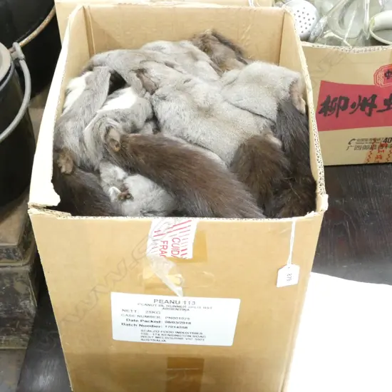 BOX ASST FUR STOLES ETC..