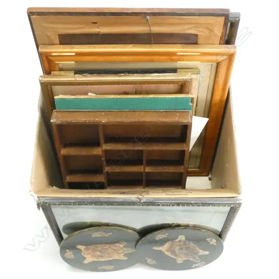 BOX LOT ASST. ARTWORKS VINTAGE PRINTS; SAILING, HUNTING ETC