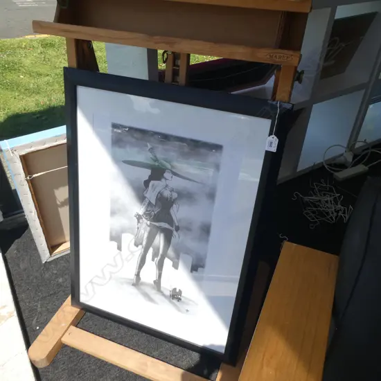 SIMON MORSE SUPERHERO PRINT SIGNED 560x400mm