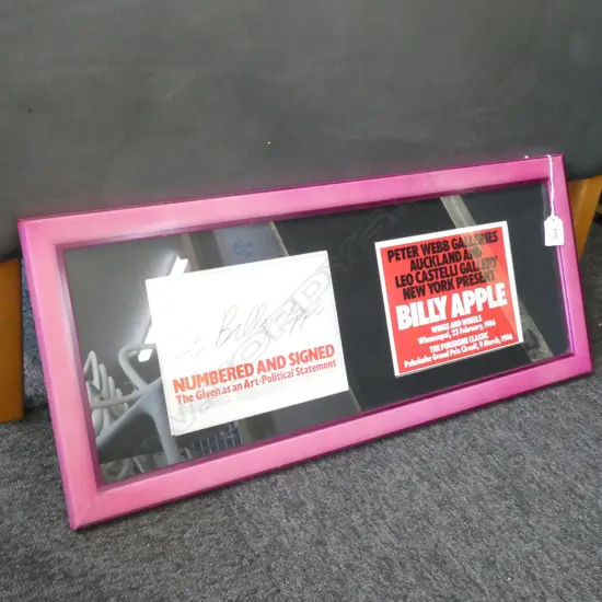 BILLY APPLE ADS PRINT145x185mm