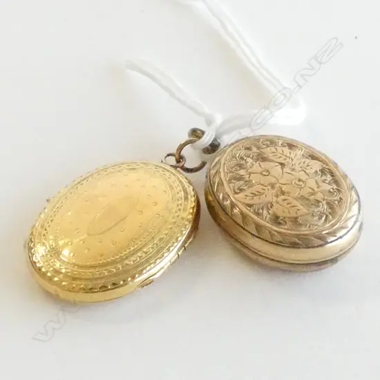2 EARLY 20THC LOCKETS. 1 TESTING AS 18CT or higher 4+gms