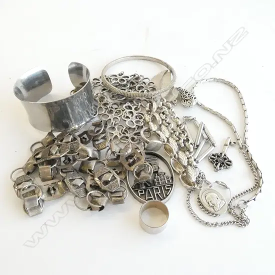 ASST. SILVER TONE JEWELLERY