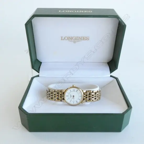 LADIES LONGINES WATCH, CASED