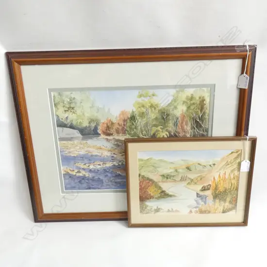 2 RIVER W/CS; J. MUNRO 290x415mm & SHOTOVER