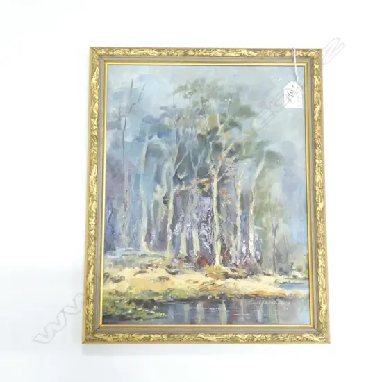 MARIEFFA  V VELDEN ? OIL TREES SIGNED DATED '96