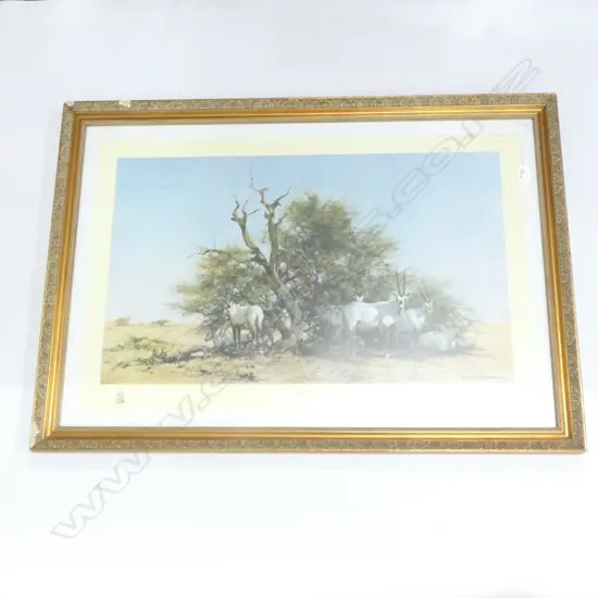 DAVID SHEPPERD(1931-2017) LTD ED SIGNED PRINT 'ARABIAN ORYX'