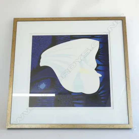 TOM MUTCH 'NIGHT LILY' PRINT 1999 15/38 425x400mm