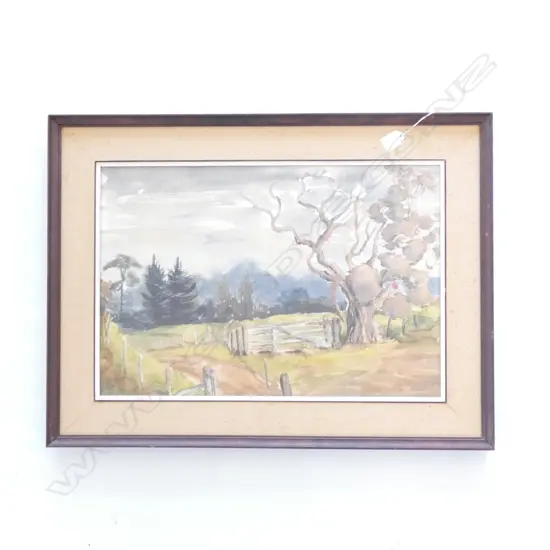 KAY WALSH WATERCOLOUR ON BOARD - 525 X 370MM