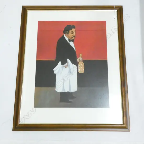 LG FRAMED PRINT BY GUY BULLITT 440 X 570MM