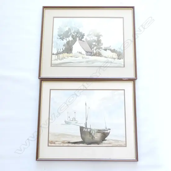 PR LESLIE MARSH WATERCOLOUR SCENES 350 X 480MM