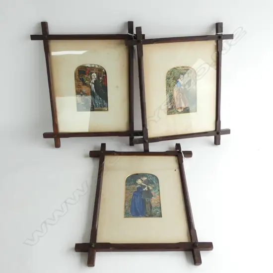 3 OXFORD FRAME PICTURES; AFTER MILLAIS ETC