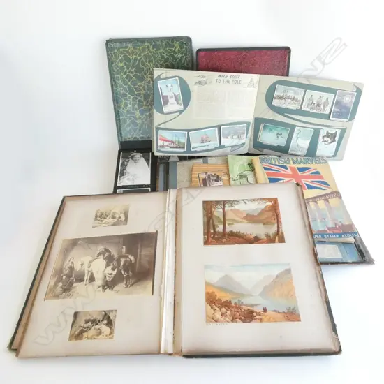 ASST. OLD SCRAP BOOKS & FAMILY PHOTO ALBUMS