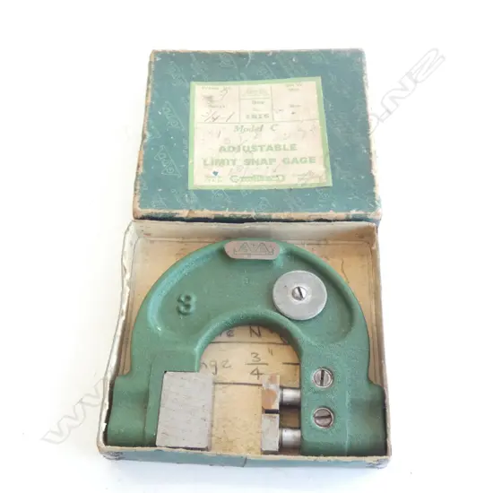 ADJUSTABLE LIMIT SNAP GAGE 3/4 - 1 NO. 1616 (IN ORIGINAL BOX )