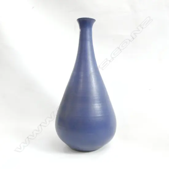 BLUE CERAMIC VASE H.300mm
