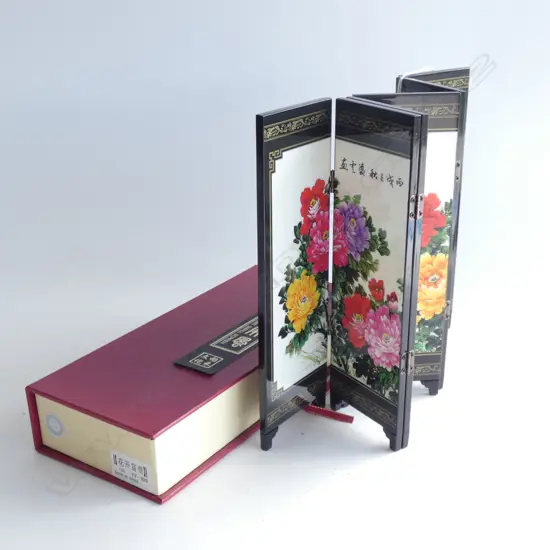 MINIATURE ASIAN 6 PANEL SCREEN H.240mm