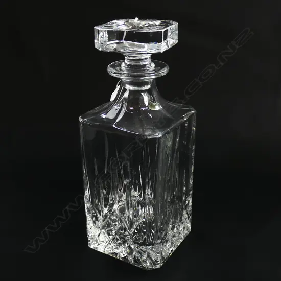 ROYAL DOULTON CRYSTAL WHISKY DECANTER H.230mm