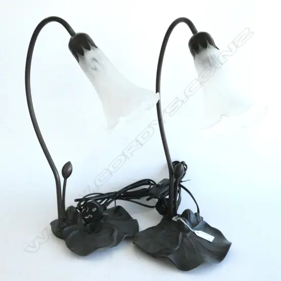 PR ART NOUVEAU STYLE LILY LAMPS H.410mm