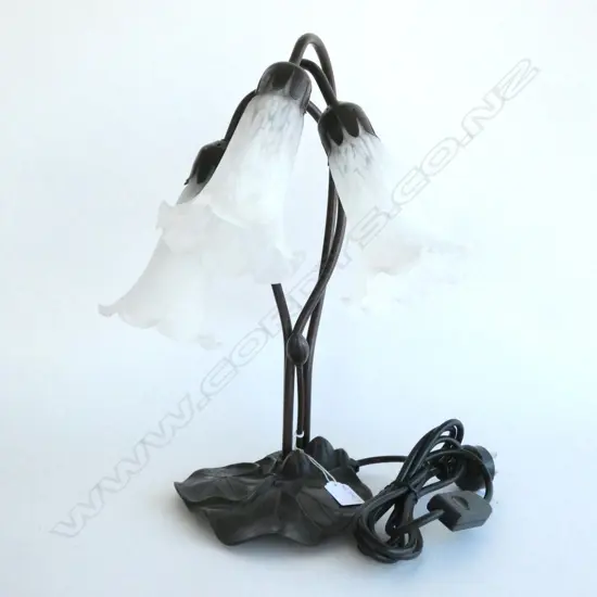 ART NOUVEAU STYLE LILY LAMP H.390mm