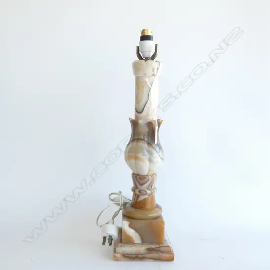 LARGE ONYX TABLE LAMP H.480mm