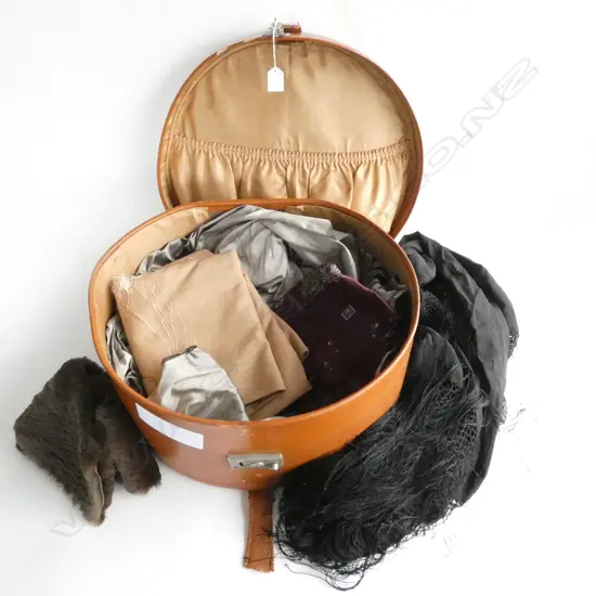 HAT BOX & ASST. FABRIC CONTENTS