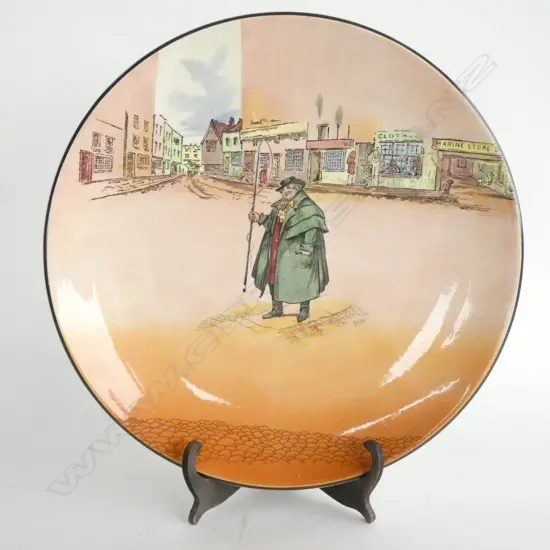 R/DOULTON DICKENS WARE PLATE 340mm dia