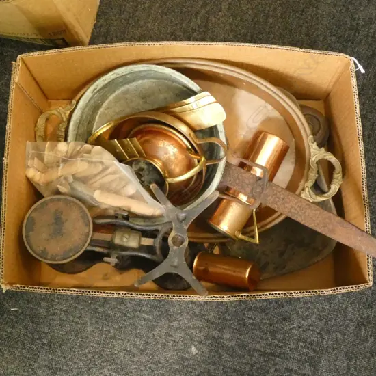 COLLECTION ASST. COPPER, SCALES, WEIGHTS ETC