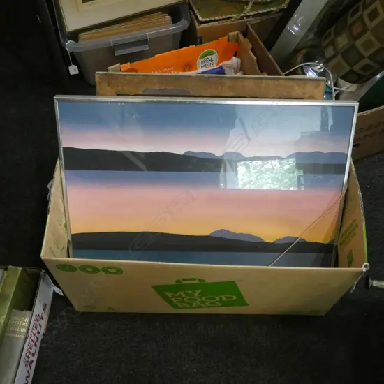 BOX LOT ASST. ARTWORKS 