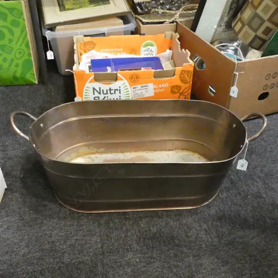 RUSTIC METAL CHAMPAGNE BUCKET L.630mm