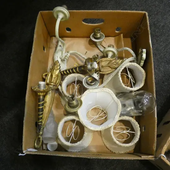 BOX LOT ASST. LIGHTS & SHADES