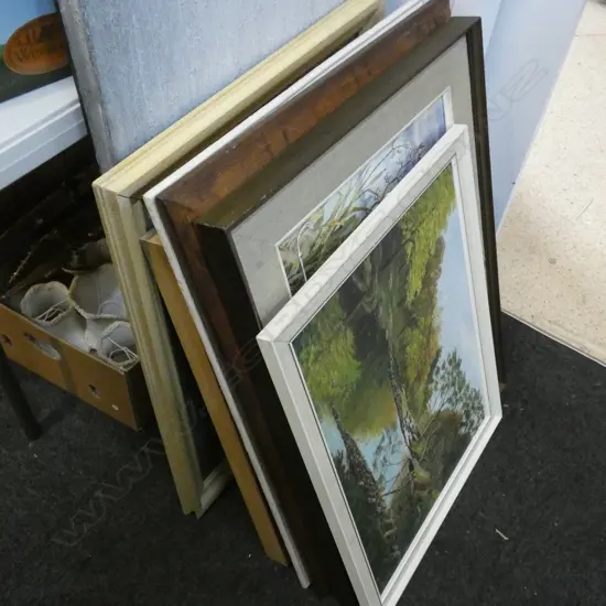 BOX LOT ASST. ARTWORKS 