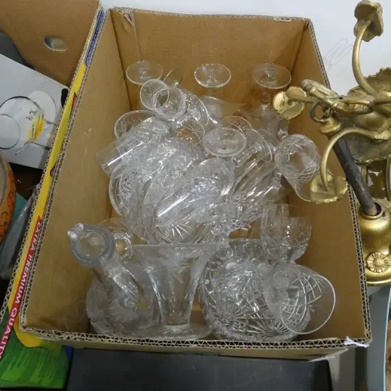 BOX LOT ASST. CRYSTAL