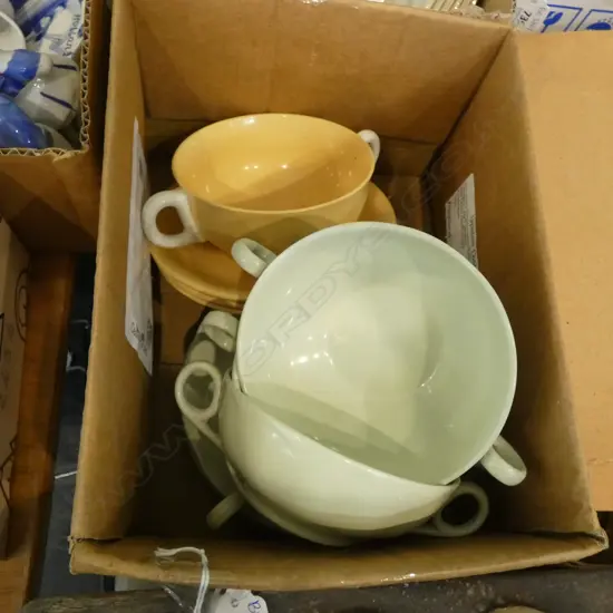 BOX LOT GRINDLEY & OTHER SOUP COUPES