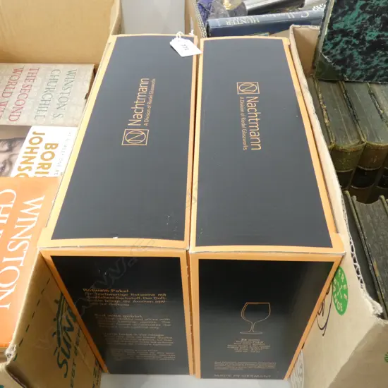 6 WINE GLASSES 'NACHTMANN' DIVISION OF RIEDEL GERMANY