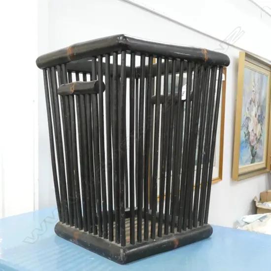BAMBOO WASTE PAPER BASKET H. 360mm