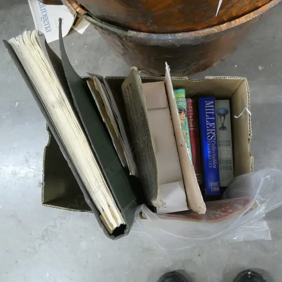 ASST. VINTAGE MAGAZINES/BOOKS/GLASSES
