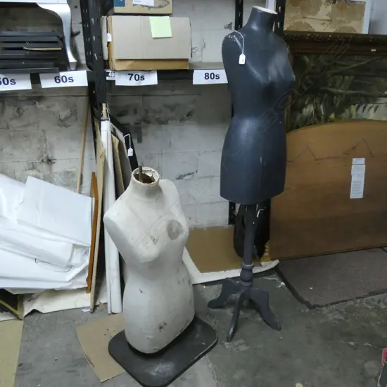 TWO DRESS MAKING MANNEQUINS (AF)