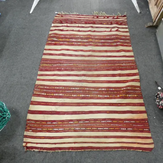 VINTAGE FLAT WEAVE RUG 