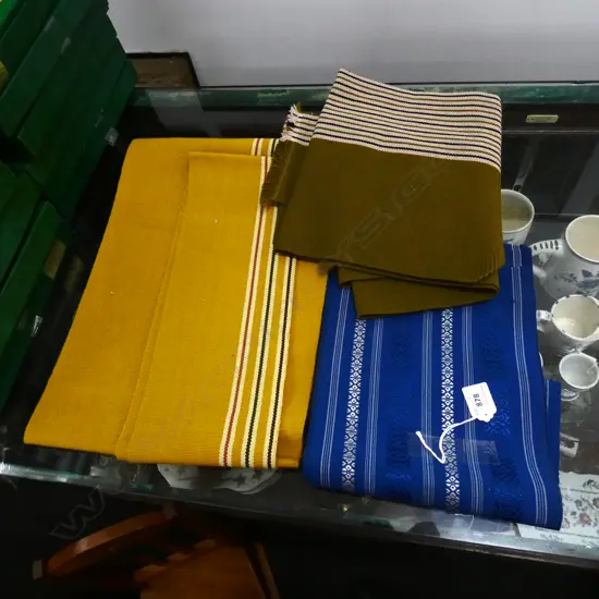 3 VINTAGE JAPANESE OBI SASHES 